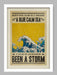 Our Fleetwood Mac Music Poster Print is based on the Fleetwood Mac song 'Storms' from their album 'Tusk'.