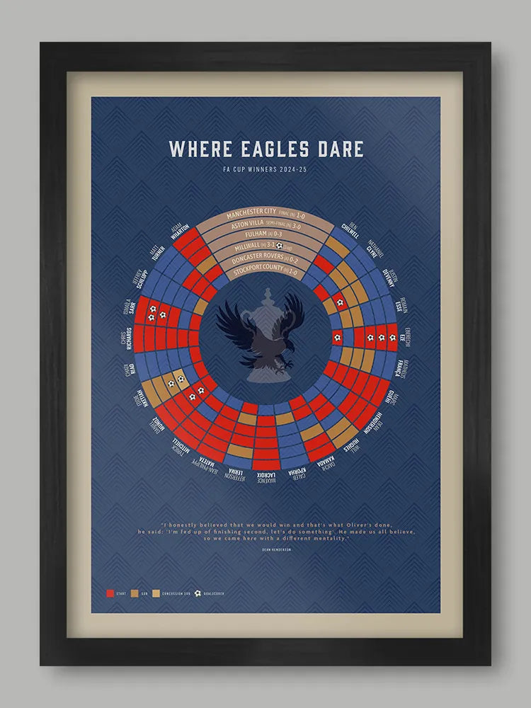 crystal palace fa cup winner poster