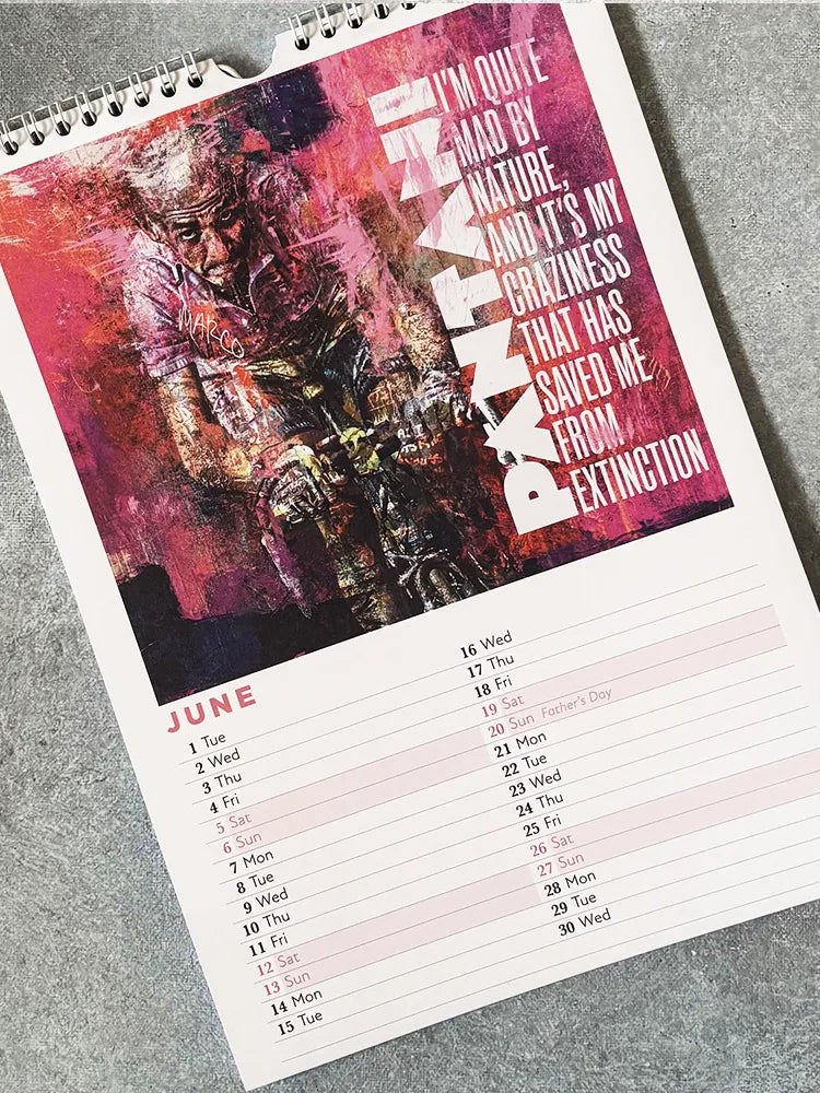 Cycling legends 2027 calendar