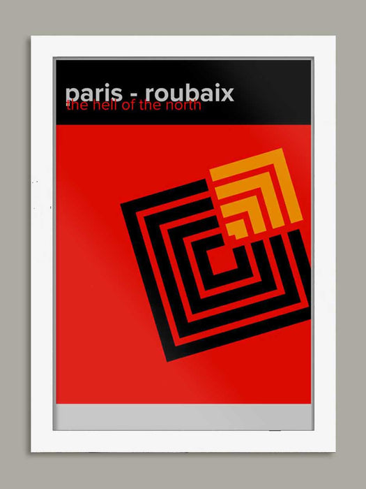 Paris-Roubaix Cycling Poster Print