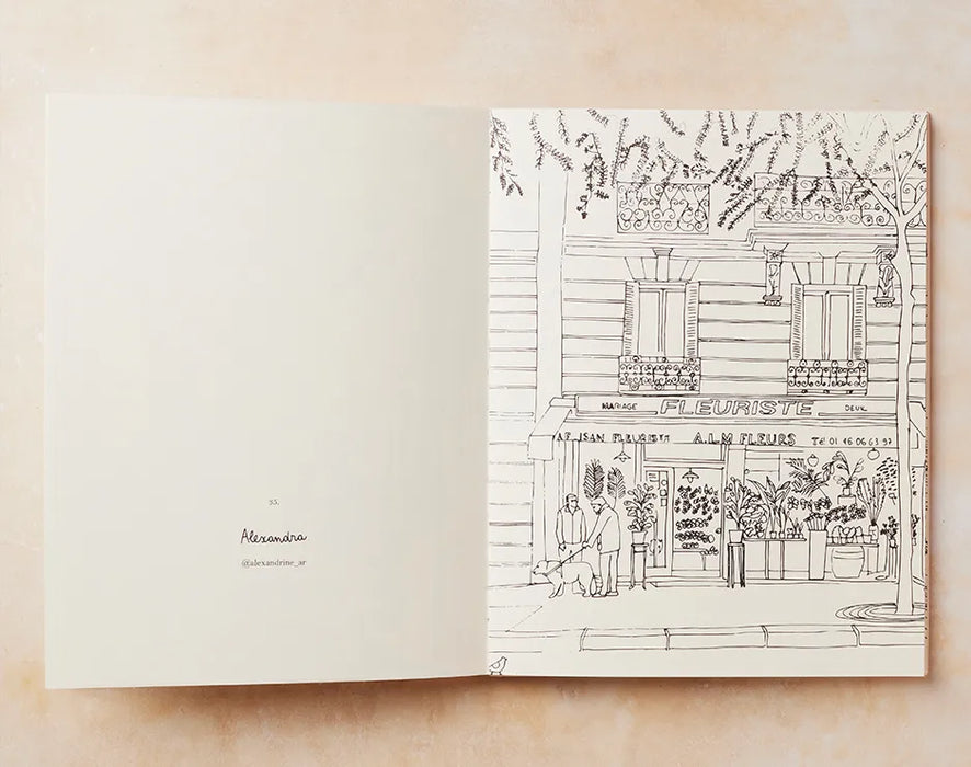 Paris - Beautiful Parisian Images to Colour