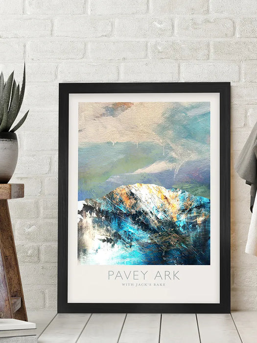 Pavey Ark with Jack's Rake  - Lake District Poster Print
