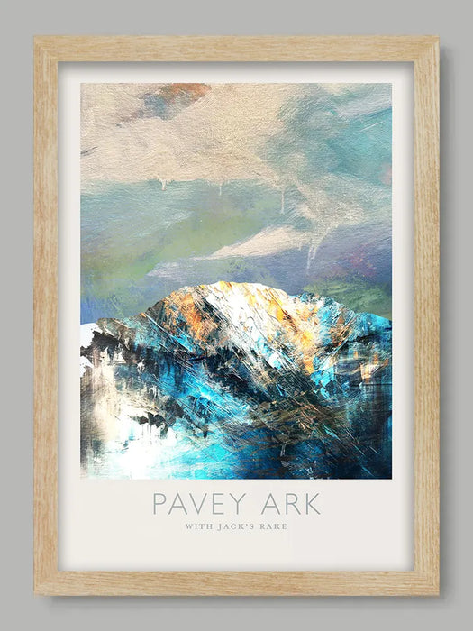 Pavey Ark with Jack's Rake  - Lake District Poster Print