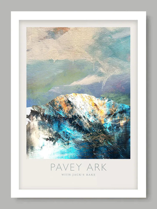 Pavey Ark with Jack's Rake  - Lake District Poster Print