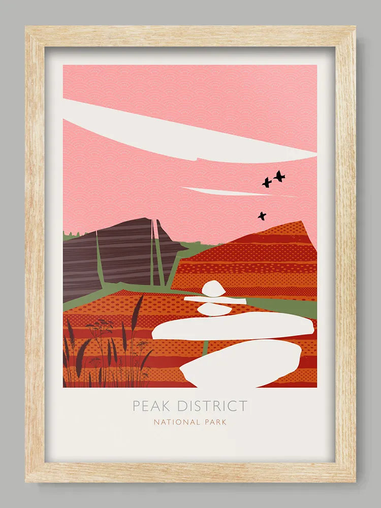 Peak District National Park - Poster Print. Established in 1951, the Peak District was Britain's first National Park.