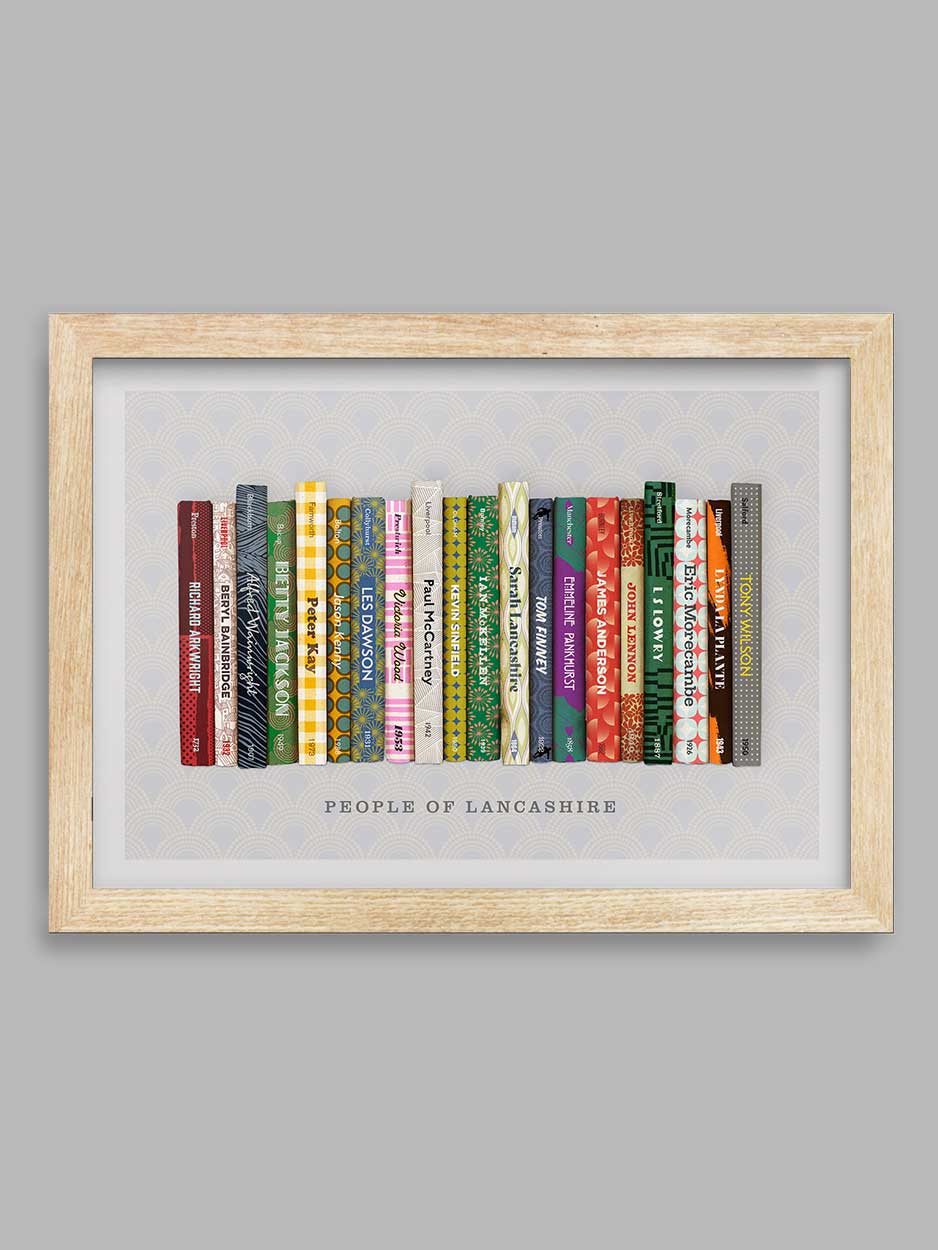 People of Lancashire - Poster Print
