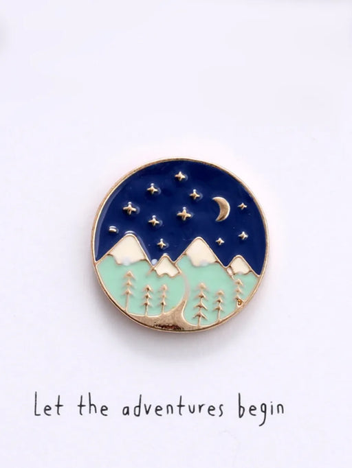 adventure pin badge