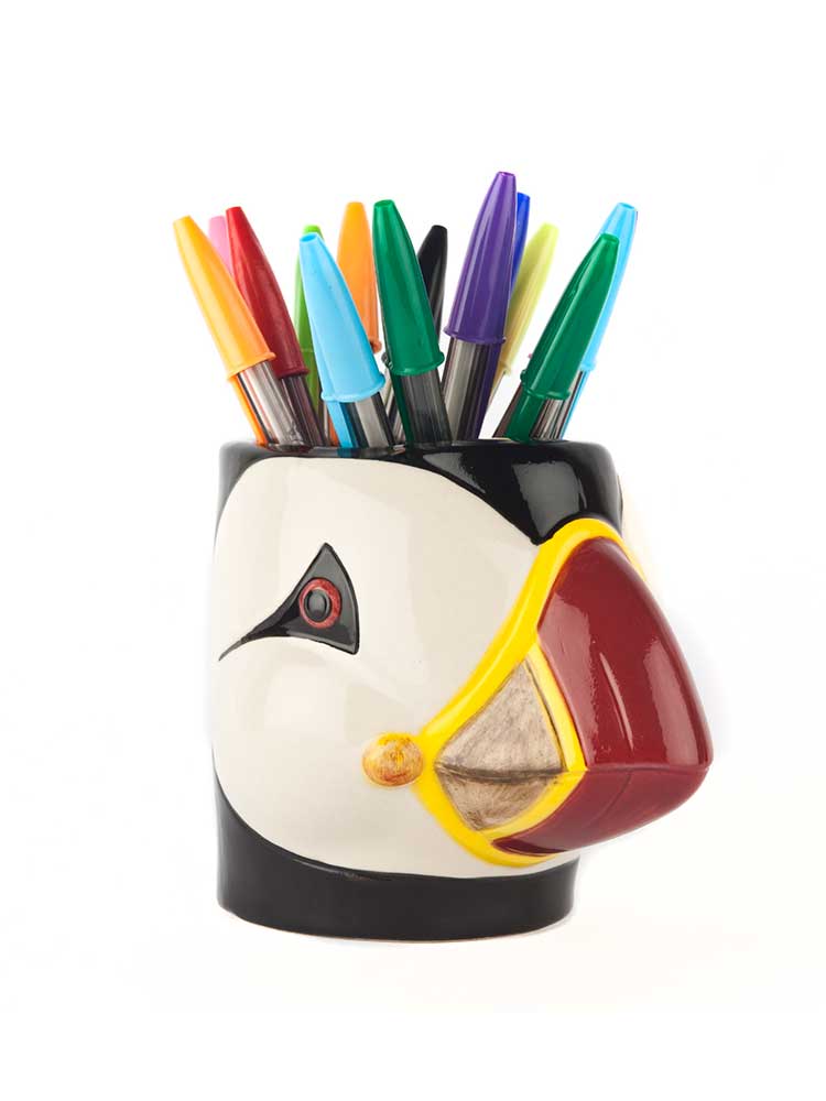 puffin pen pot