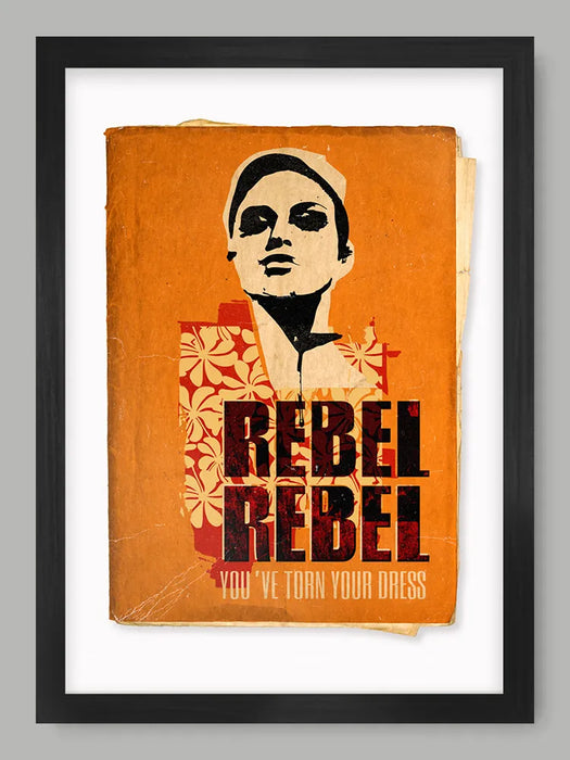Rebel Rebel  - Music Poster Print