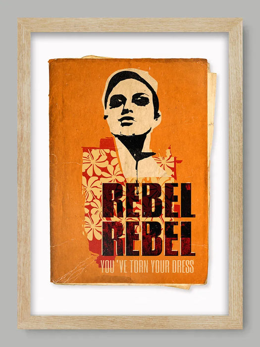 Rebel Rebel  - Music Poster Print