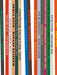 Our Record Collection Music Poster Print is based on vinyl album spines. This abstract design delves into a fantasy record collection covering a wide variety of genres and delving into the list from the book, '1,001 albums You Must Hear Before You Die'.