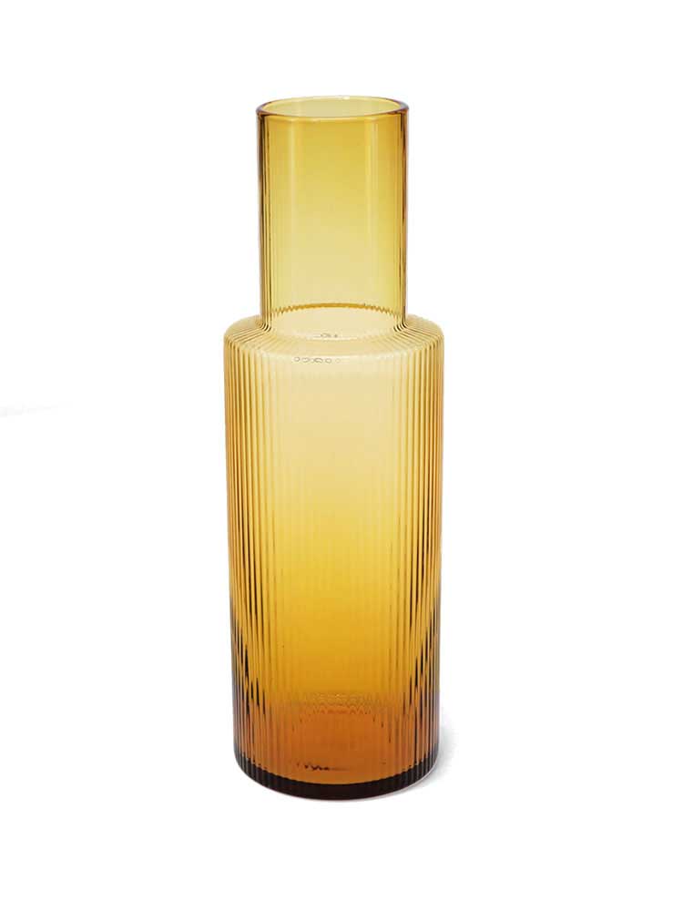 Ribbed Glass Carafe - Amber Kitchen and Dining REX 