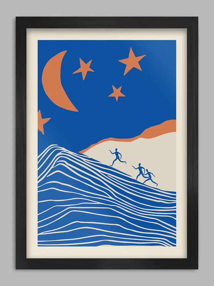 Running The Trail Print. Our running print celebrates those that like to run through streams, gravel, mud and through the day and into the night.&nbsp;
