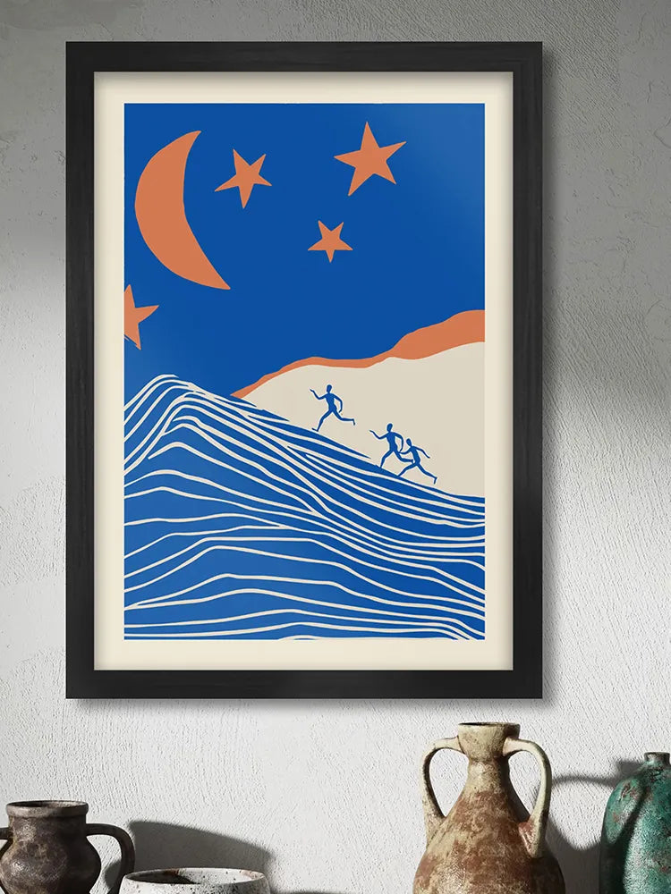 Running The Trail Print. Our running print celebrates those that like to run through streams, gravel, mud and through the day and into the night.&nbsp;
