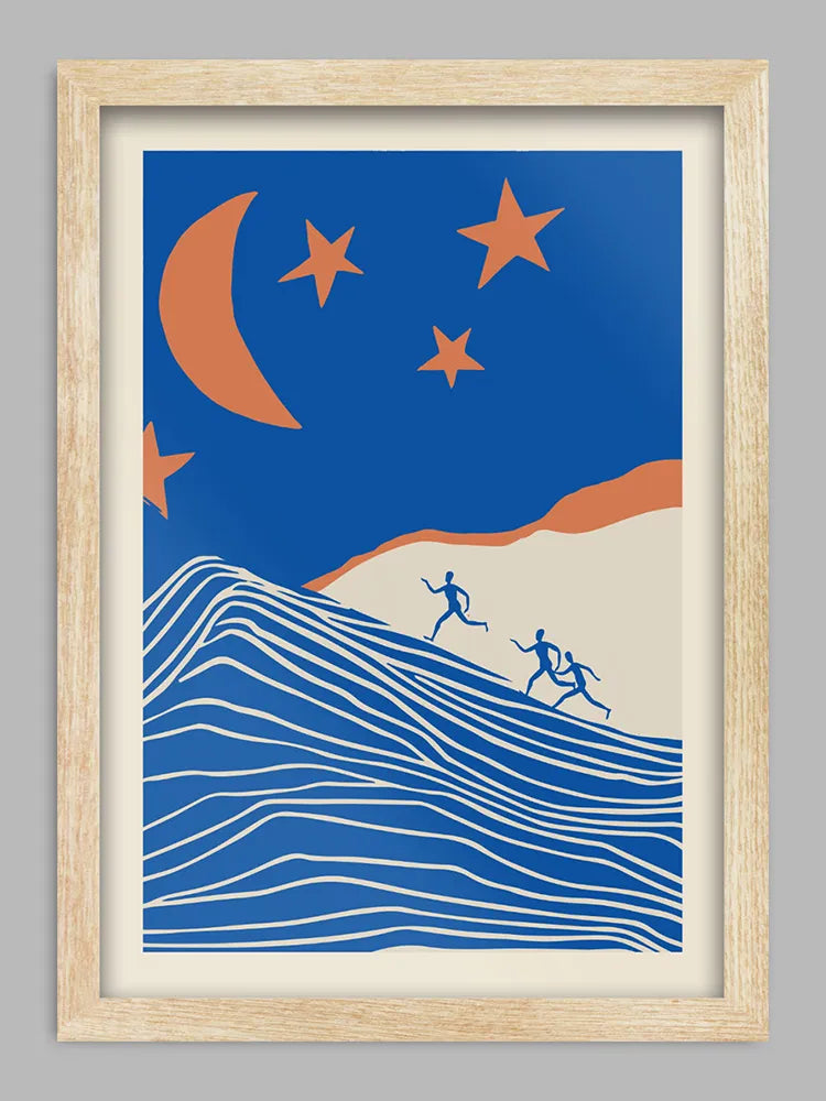 Running The Trail Print. Our running print celebrates those that like to run through streams, gravel, mud and through the day and into the night.&nbsp;

