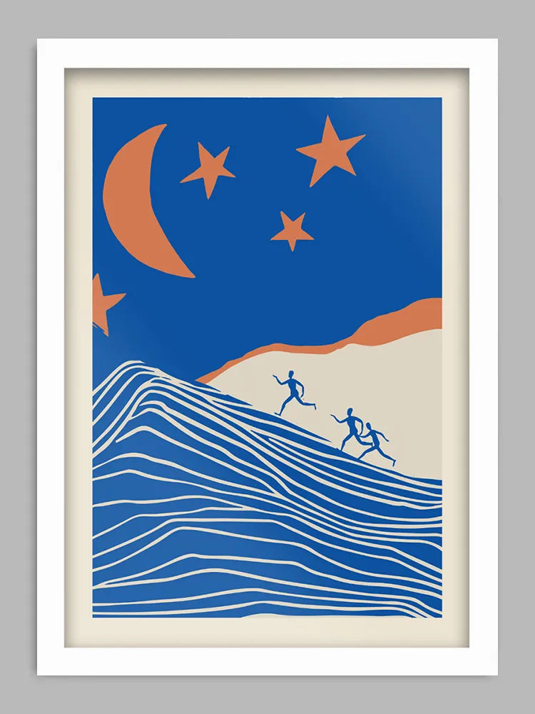 Running The Trail Print. Our running print celebrates those that like to run through streams, gravel, mud and through the day and into the night.&nbsp;
