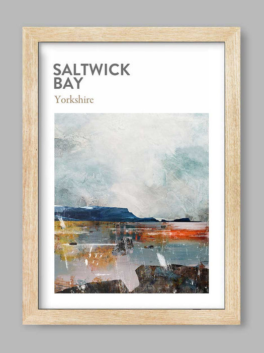 Saltwick Bay Poster Print