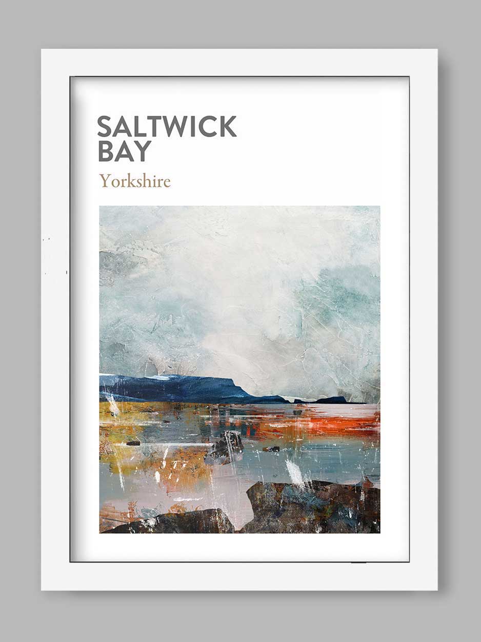 Saltwick Bay Poster Print