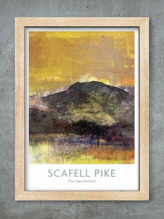 Scafell Pike - 3 Peaks Challenge Poster Print