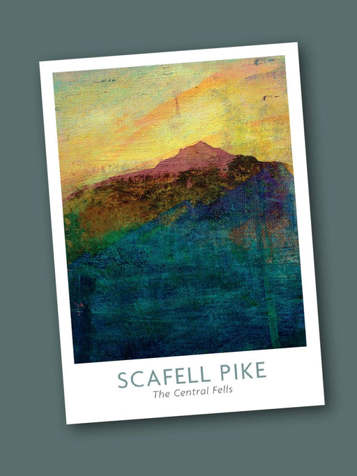 Scafell Pike Abstract - Blank Greeting Card card The Northern Line 