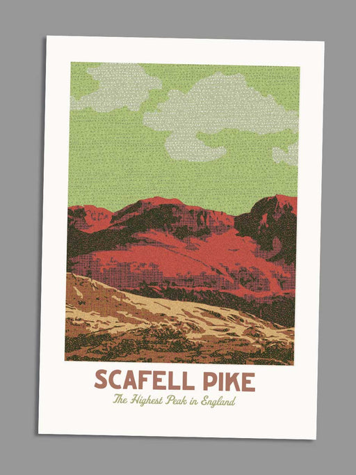 scafell pike highest peak card