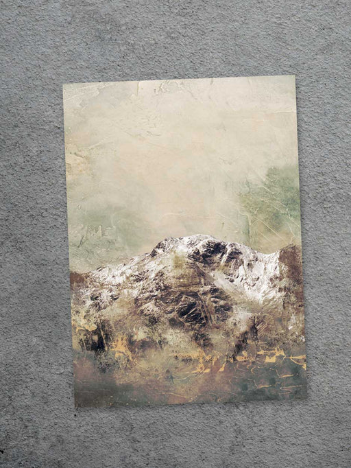 Scafell Pike in Winter - Blank Greeting Card card The Northern Line 