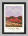 Scafell PIke retro styled Lake District poster print
