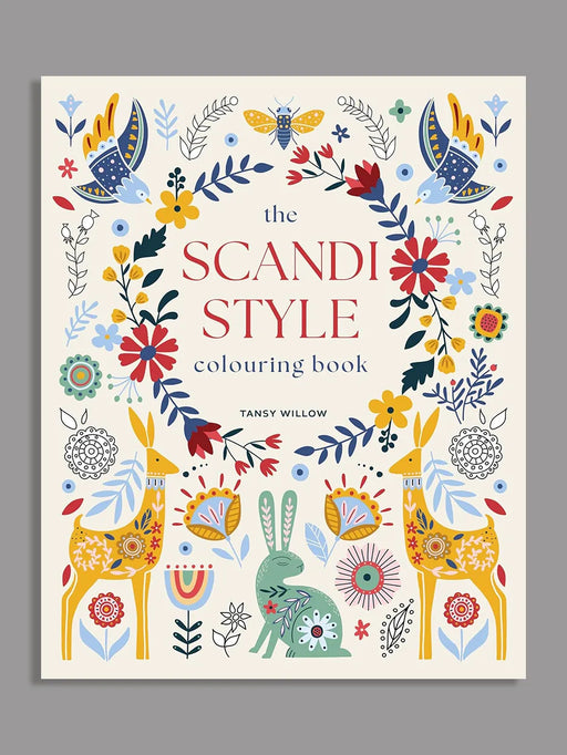 scandi style colouring book