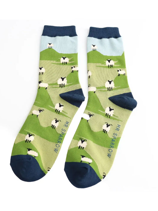 Mr Sparrow Socks - Highland Sheep