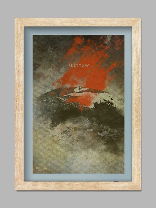 Skiddaw Stormbreak - Lake District Poster print