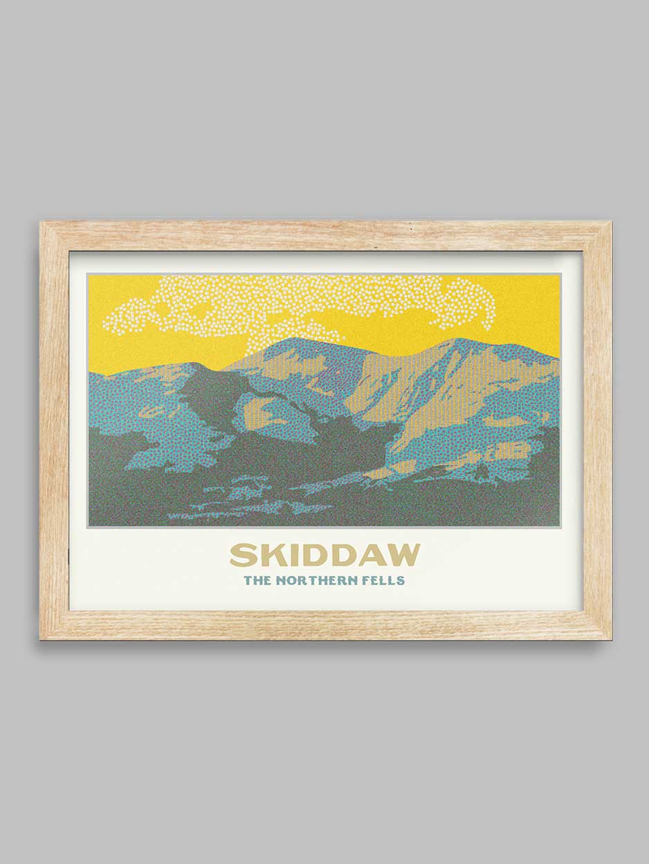 Skiddaw, The Northern Fells - Lake District Poster print