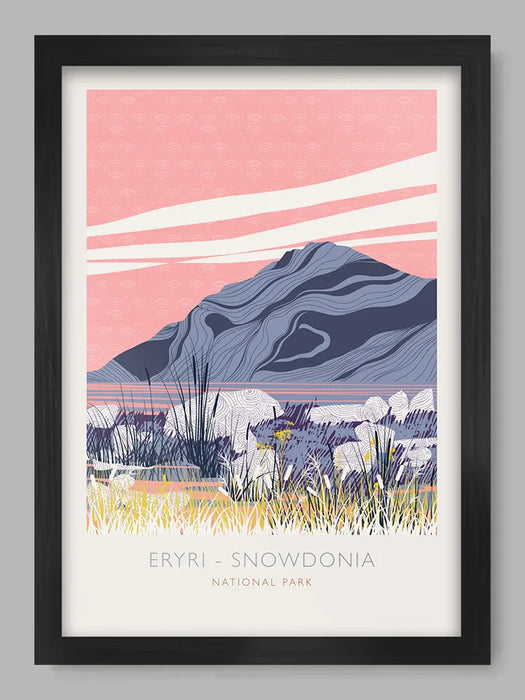 Snowdonia Eryri National Park - Poster Print