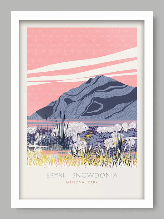 Snowdonia Eryri National Park - Poster Print