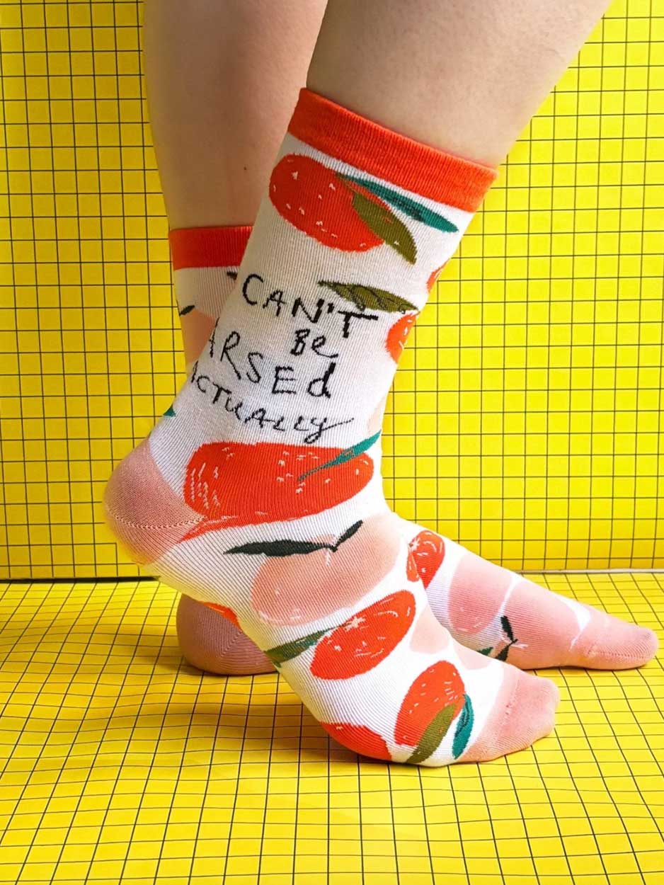 Socks - Can't Be Arsed Gift Disaster Design 