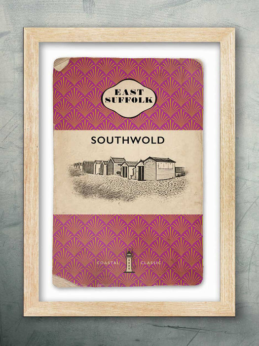 Southwold Beach Hut Poster Print