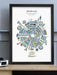 Spurs Wheel of Fame - Poster Print. A celebration of Tottenham Hotspur - it's players, history of first achievements and interesting facts.