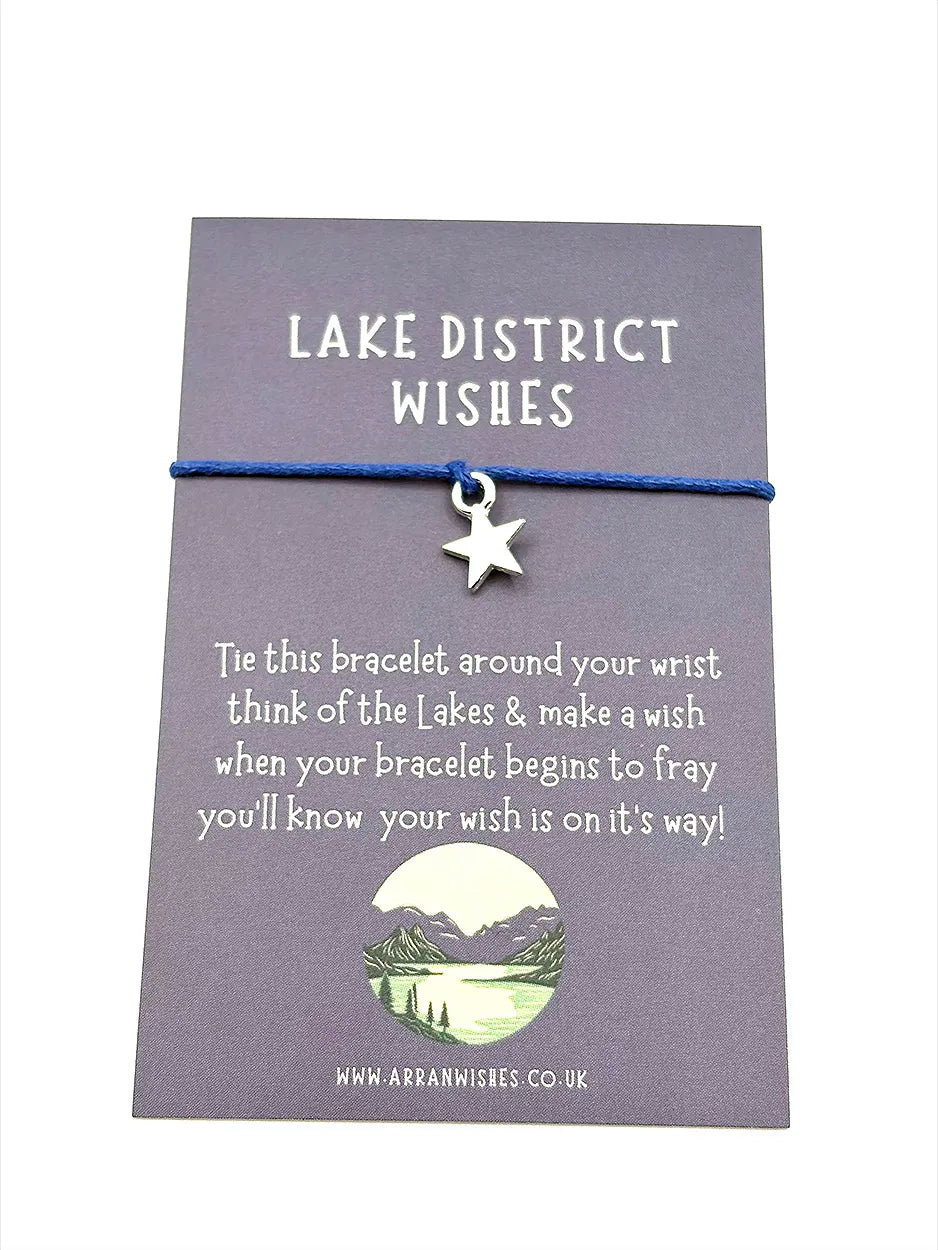 This star charm bracelet is inspired by the Lake District's beautifully dark night skies.
