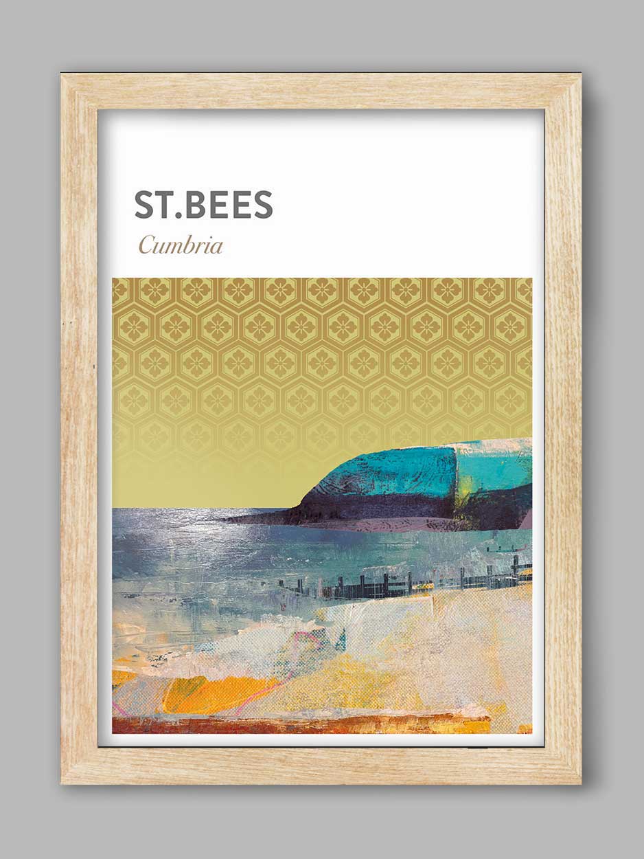 St.Bees, Cumbria Poster Print