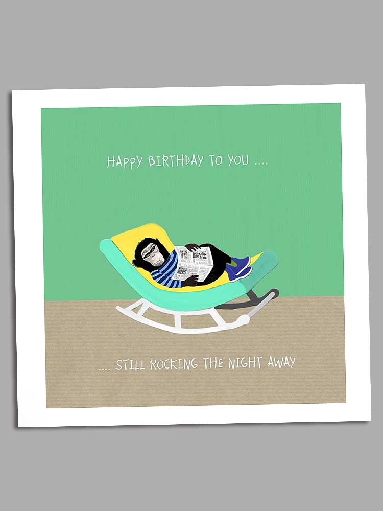 Still Rocking - Blank Greeting Card — The Northern Line