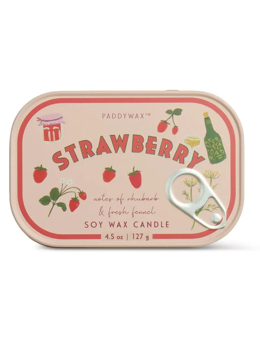 strawberry candle
