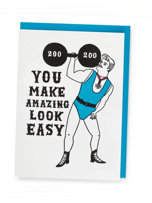 you are amazing card