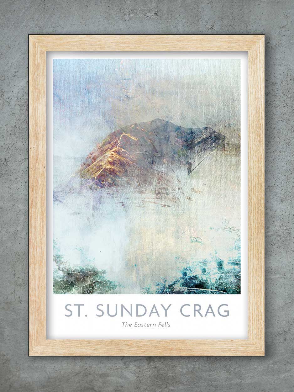 St.Sunday Crag - Abstract Poster Print