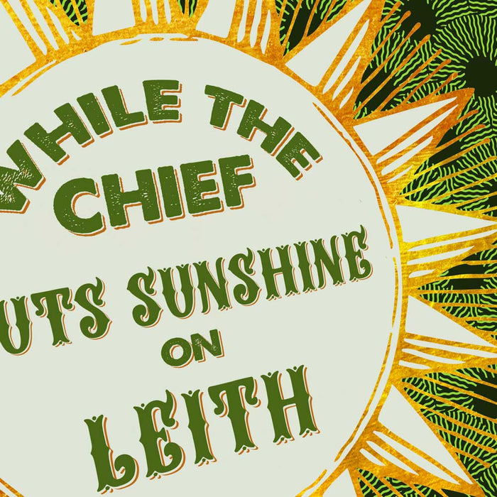 Sunshine on leith Music and location poster print