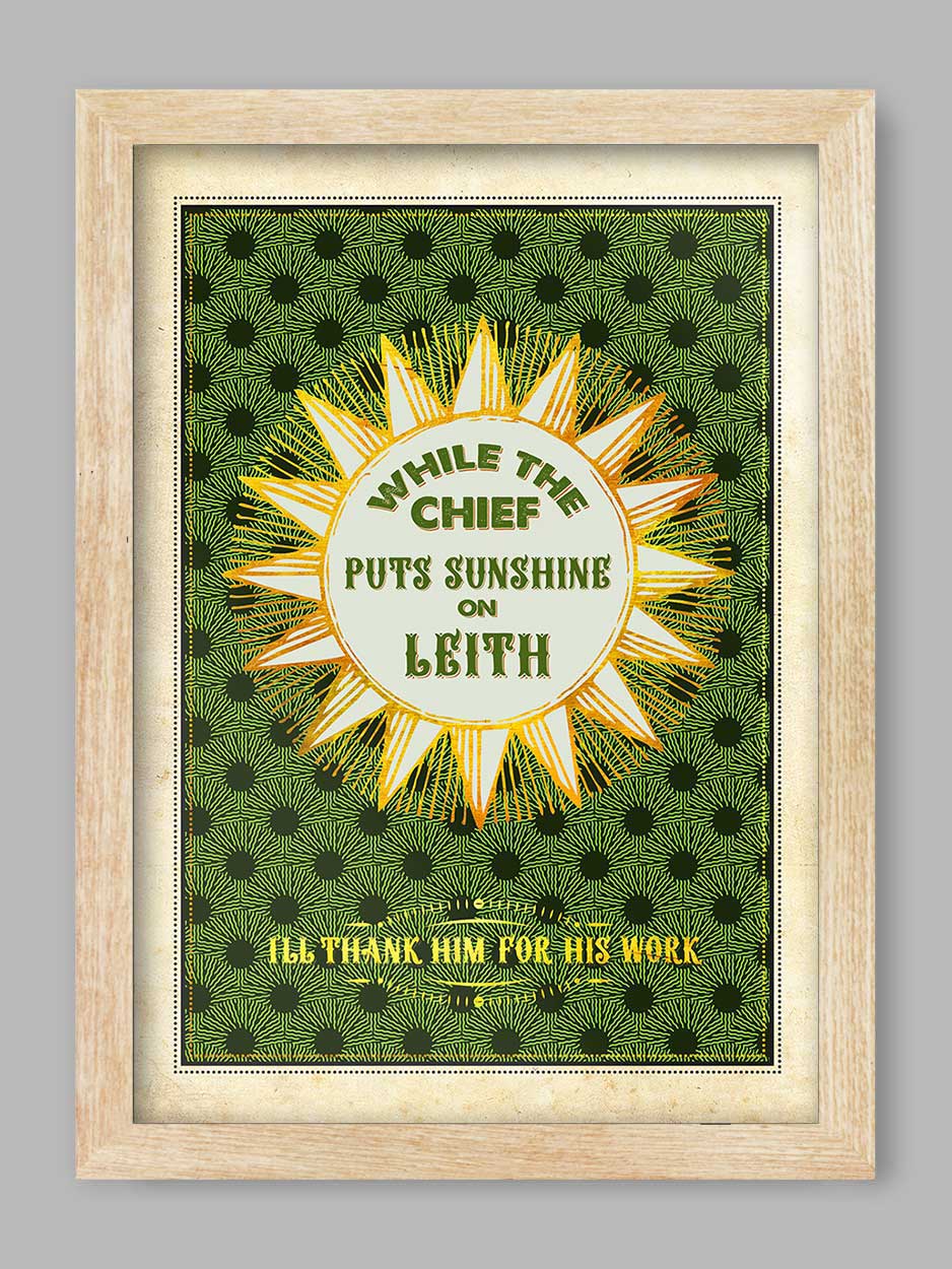 Sunshine on Leith - Poster Print