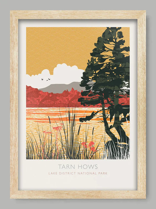 Tarn Hows Reflections  - Lake District Poster Print