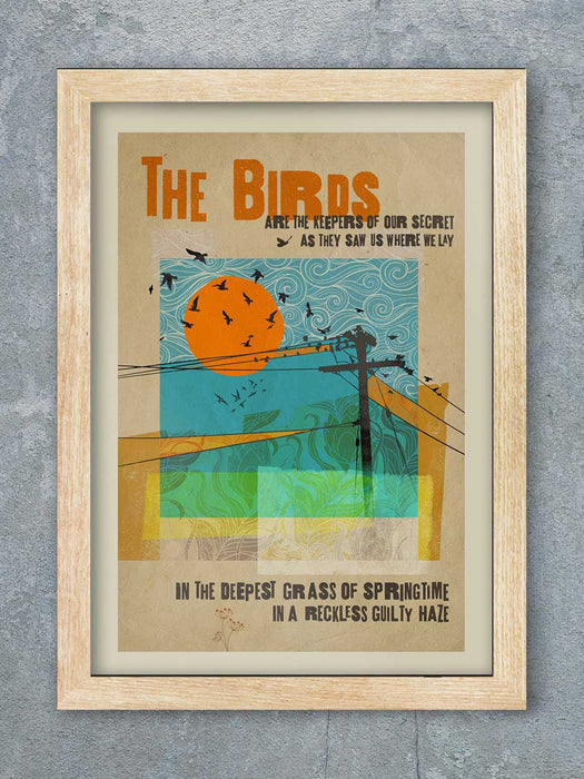 The Birds - Music Poster Print