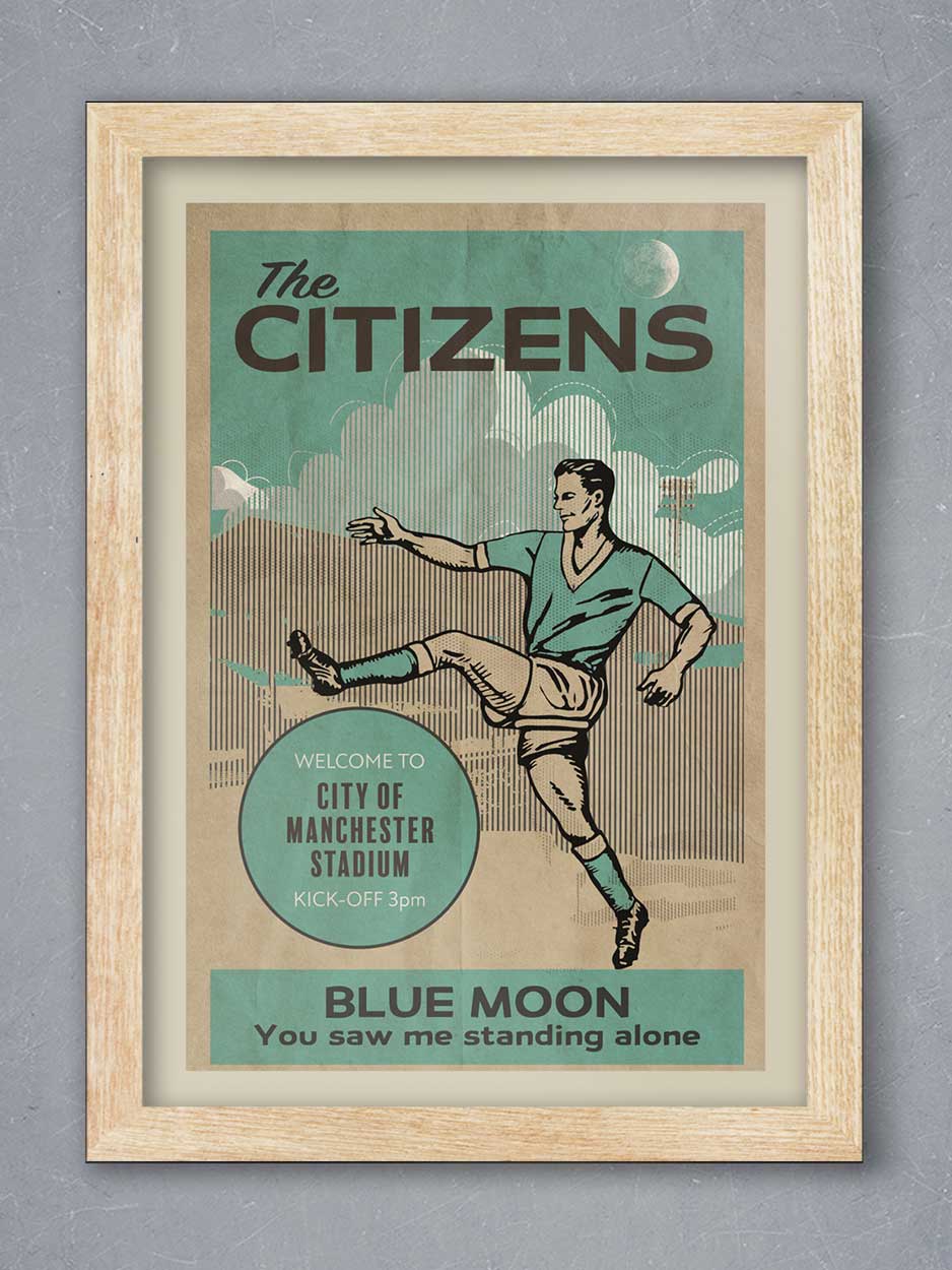 The Citizens Football Poster Print