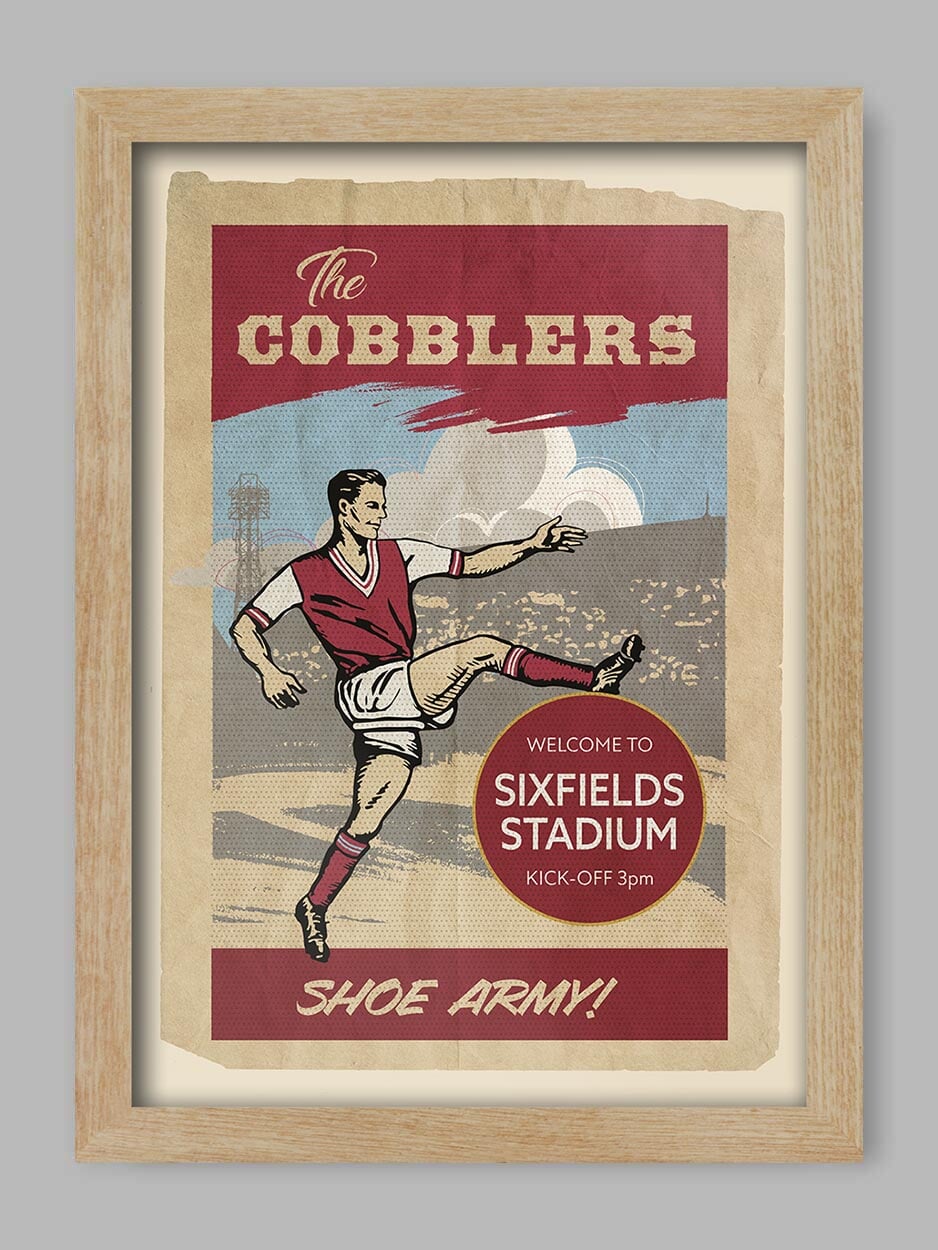 The Cobblers - Northampton Town poster