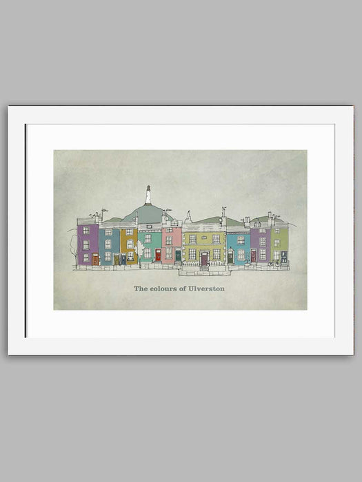 The Colours of Ulverston Poster Print