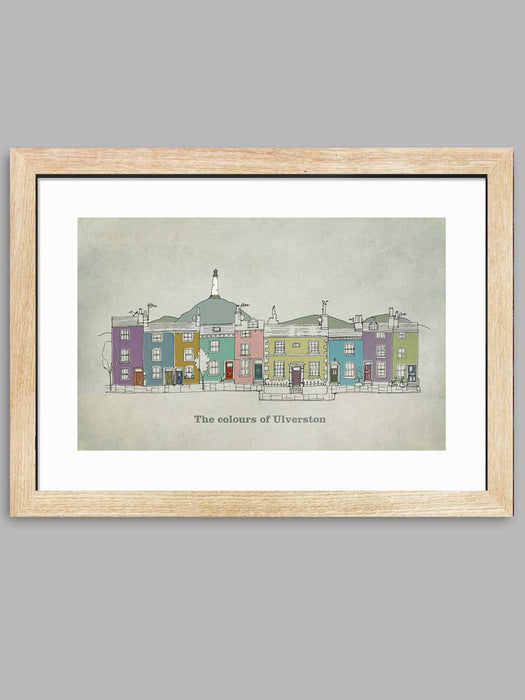 The Colours of Ulverston Poster Print